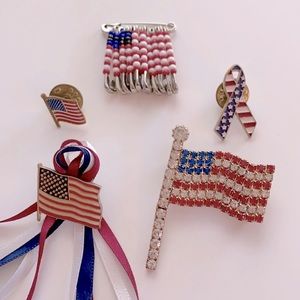 Set of Patriotic Pins!